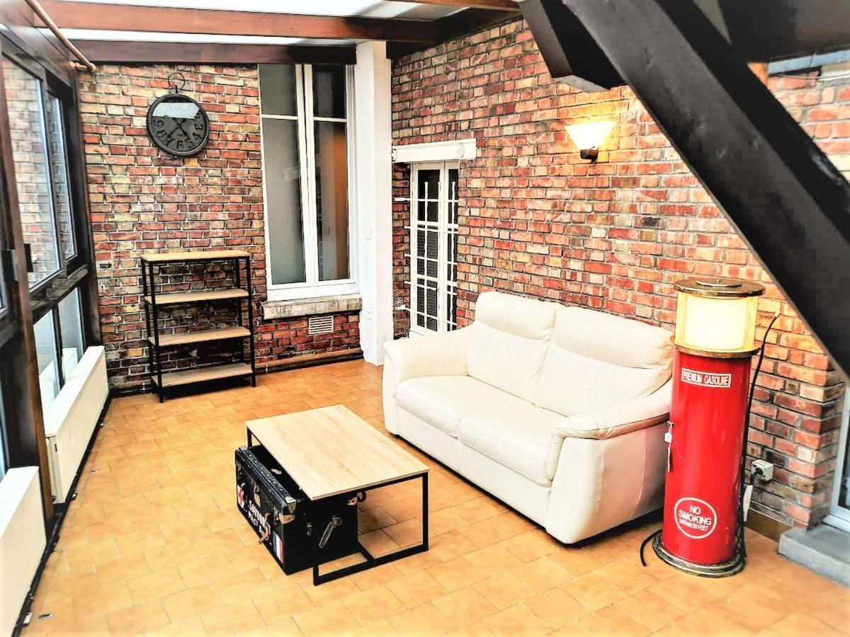 Greyhound - Grand Appartement Centre-Ville Soissons Bagian luar foto