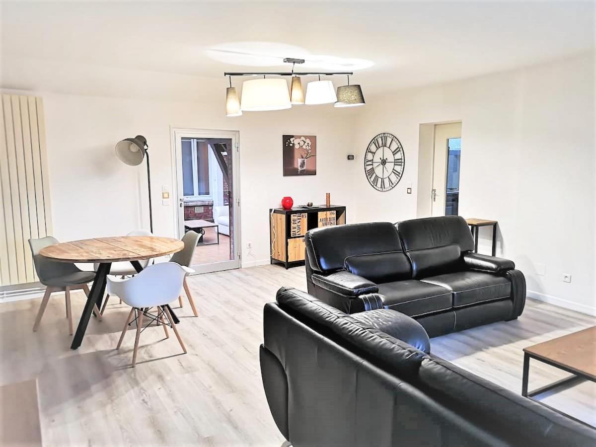 Greyhound - Grand Appartement Centre-Ville Soissons Bagian luar foto